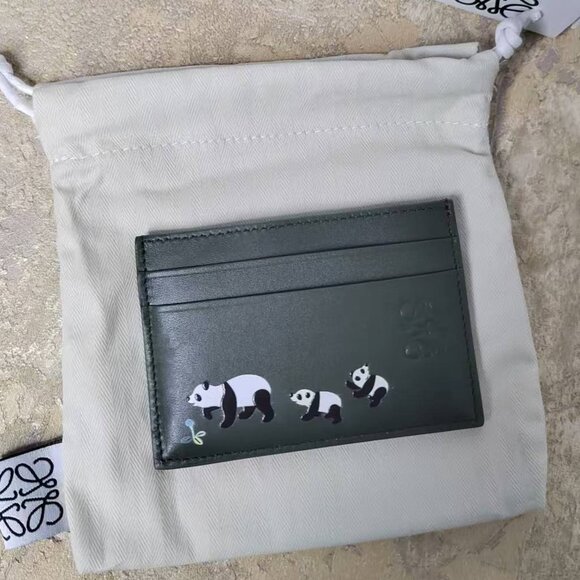 Loewe Suna Fujita Panda Card Holder - Picture 2 of 6